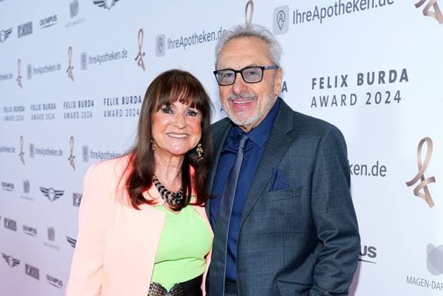 Wolfgang Stumph with his wife Christine at the Felix Burda Award on 21 April 2024 in Berlin Felix Burda Award 2024 in Berlin