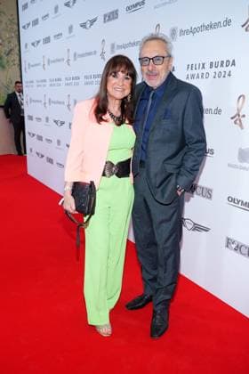 Wolfgang Stumph with his wife Christine at the Felix Burda Award on 21 April 2024 in Berlin Felix Burda Award 2024 in Berlin