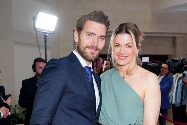 Benjamin Baarz and Nina Bott at the Felix Burda Award on 21 April 2024 in Berlin Felix Burda Award 2024 in Berlin