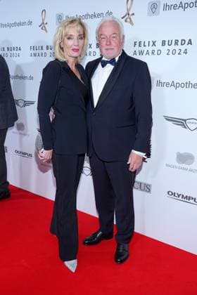 Wolfgang Kubicki and his wife Annette Marberth Kubicki at the Felix Burda Award on 21 04 2024 in Berlin Felix Burda Award 2024 in Berlin