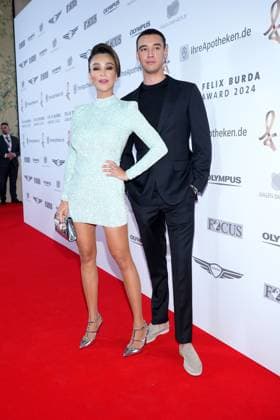 Verona Pooth and her son Diego at the Felix Burda Award on 21 April 2024 in Berlin Felix Burda Award 2024 in Berlin