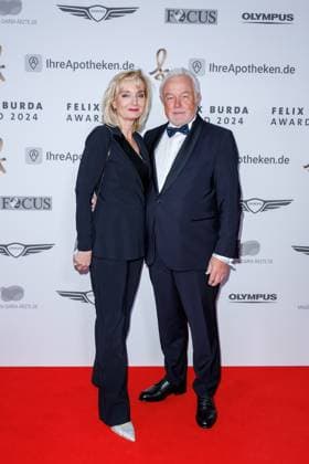 Gala Felix Burda Award Annette Marberth Kubick and Wolfgang Kubicki at the Felix Burda Award Gala at the Hotel Adlon Kempinskil on 21 04 2024 in Berlin Copyright: xEventpressxKochanx