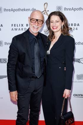 Gala Felix Burda Award Simon Licht and Tina Rottensteiner at the Felix Burda Award Gala at the Hotel Adlon Kempinskil on 21 04 2024 in Berlin Copyright: xEventpressxKochanx