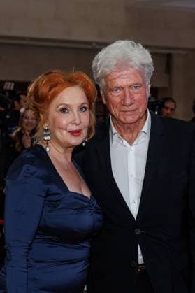 Gala Felix Burda Award Verena Wengler and Jürgen Prochnow at the Felix Burda Award Gala at the Hotel Adlon Kempinskil on 21 04 2024 in Berlin Copyright: xEventpressxKochanx
