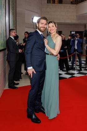 Gala Felix Burda Award Benjamin Baarz and Nina Bott at the Felix Burda Award Gala at the Hotel Adlon Kempinskil on 21 04 2024 in Berlin Copyright: xEventpressxKochanx
