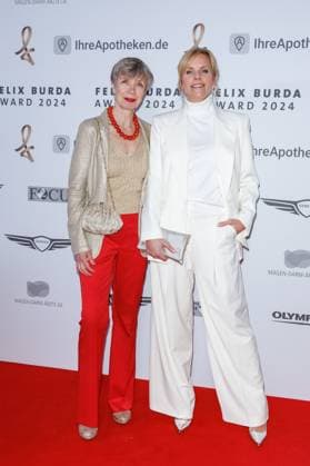 Gala Felix Burda Award Anna Stieblich and Melanie Marschke at the Felix Burda Award Gala at the Hotel Adlon Kempinskil on 21 04 2024 in Berlin Copyright: xEventpressxKochanx