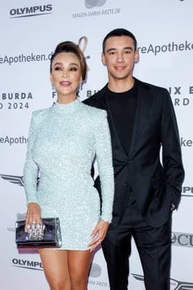 Gala Felix Burda Award Verona Pooth and Diego Pooth at the Felix Burda Award Gala at the Hotel Adlon Kempinskil on 21 04 2024 in Berlin Copyright: xEventpressxKochanx