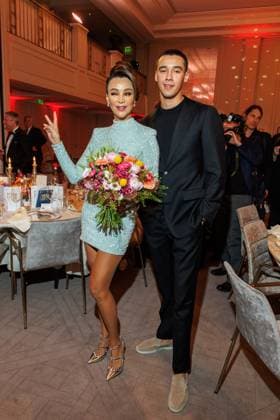 Gala Felix Burda Award Verona Pooth and Diego Pooth at the Felix Burda Award Gala at the Hotel Adlon Kempinskil on 21 04 2024 in Berlin Copyright: xEventpressxKochanx
