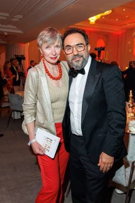 Gala Felix Burda Award Anna Stieblich and Adnan Maral at the Felix Burda Award Gala at the Hotel Adlon Kempinskil on 21 04 2024 in Berlin Copyright: xEventpressxKochanx