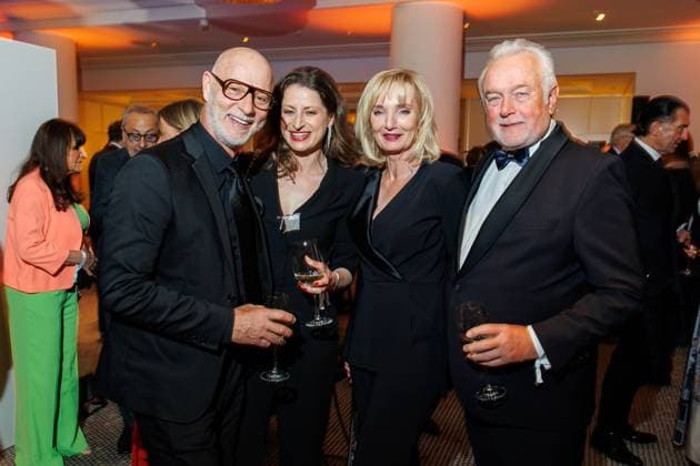 Felix Burda Award Gala Simon Licht, Tina Rottensteiner, Annette Marberth Kubick and Wolfgang Kubicki at the Felix Burda Award Gala at the Hotel Adlon Kempinskil on 21 April 2024 in Berlin Copyright: xEventpressxKochanx