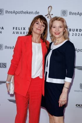 Gala Felix Burda Award Ina Paule Klink and Alexandra Mohr at the Felix Burda Award Gala at the Hotel Adlon Kempinskil on 21 04 2024 in Berlin Copyright: xEventpressxKochanx