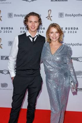 Gala Felix Burda Award Jahvis Rahmoune and Tina Ruland at the Felix Burda Award Gala at the Hotel Adlon Kempinskil on 21 04 2024 in Berlin Copyright: xEventpressxKochanx