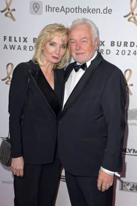 Wolfgang Kubicki with his wife Annette Marberth Kubicki at the 19 presentation of the Felix Burda Award 2024 at the Hotel Adlon Kempinski Berlin, 21 04 2024 Foto:xF.xKernx xFuturexImagex burda_award_4422