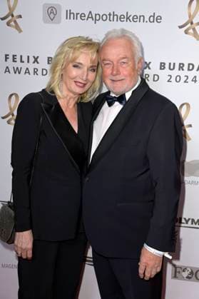 Wolfgang Kubicki with his wife Annette Marberth Kubicki at the 19 presentation of the Felix Burda Award 2024 at the Hotel Adlon Kempinski Berlin, 21 04 2024 Foto:xF.xKernx xFuturexImagex burda_award_4424