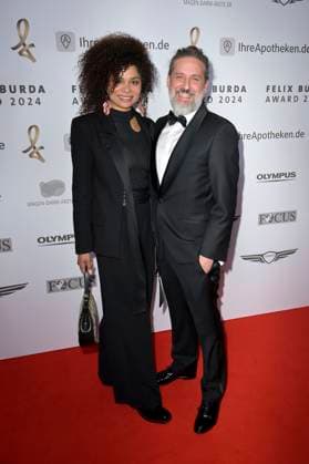 Andreas Kreimaier with companion at the 19 presentation of the Felix Burda Award 2024 at the Hotel Adlon Kempinski Berlin, 21 04 2024 Foto:xF.xKernx xFuturexImagex burda_award_4438