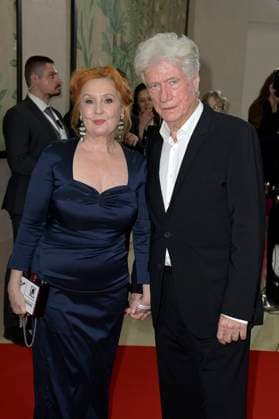 Jürgen Prochnow with wife Verena Wengler at the 19 presentation of the Felix Burda Award 2024 at the Hotel Adlon Kempinski Berlin, 21 04 2024 Foto:xF.xKernx xFuturexImagex burda_award_4462