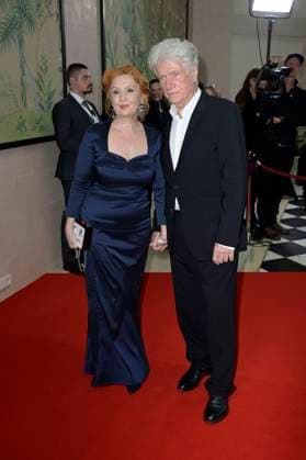 Jürgen Prochnow with wife Verena Wengler at the 19 presentation of the Felix Burda Award 2024 at the Hotel Adlon Kempinski Berlin, 21 04 2024 Foto:xF.xKernx xFuturexImagex burda_award_4463