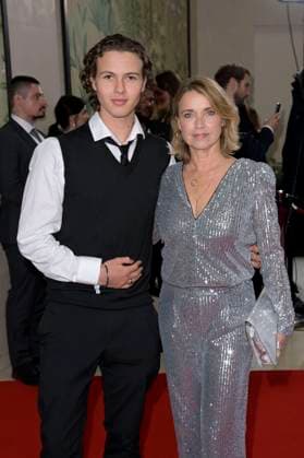 Tina Ruland with son Jahvis Rahmoune at the 19 presentation of the Felix Burda Award 2024 at the Hotel Adlon Kempinski Berlin, 21 04 2024 Foto:xF.xKernx xFuturexImagex burda_award_4485