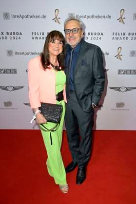 Wolfgang Stumph with wife Christine Stumph at the 19 presentation of the Felix Burda Award 2024 at the Hotel Adlon Kempinski Berlin, 21 04 2024 Foto:xF.xKernx xFuturexImagex burda_award_4526