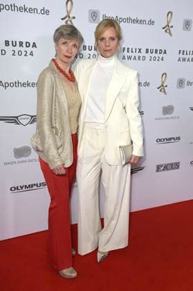 Anna Stieblich and Melanie Marschke at the 19 presentation of the Felix Burda Award 2024 at the Hotel Adlon Kempinski Berlin, 21 04 2024 Foto:xF.xKernx xFuturexImagex burda_award_4554