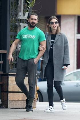 Shia LaBeouf spotted out for lunch with girlfriend Mia Goth in Los Angeles 147014, Shia LaBeouf spotted out for lunch with girlfriend Mia Goth in Los Angeles. Los Angeles, California - Tuesday January 19, 2016.,  Copyright: xSamxSharma,xPacificCoastNewsx xAvalonx 0532203608