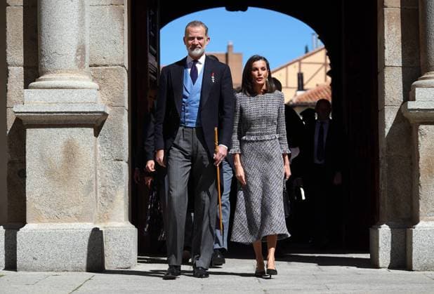 Spanish King Felipe and Quee Letizia during Miguel de Cervantes awards in Madrid on Tuesday, 23 April 2024 Cordon Press 