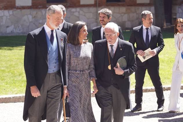 Spanish King Felipe and Quee Letizia during Miguel de Cervantes awards in Madrid on Tuesday, 23 April 2024 Cordon Press 