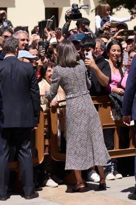 April 23, 2024, Madrid, Madrid, Spain: QUEEN LETIZIA of Spain attends the Miguel De Cervantes Literature award 2023 at the Alcal¡ de Henares University Madrid Spain - ZUMAc260 20240423_zep_c260_027 Copyright: xMikexChicorrox