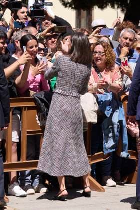 April 23, 2024, Madrid, Madrid, Spain: QUEEN LETIZIA of Spain attends the Miguel De Cervantes Literature award 2023 at the Alcal¡ de Henares University Madrid Spain - ZUMAc260 20240423_zep_c260_033 Copyright: xMikexChicorrox