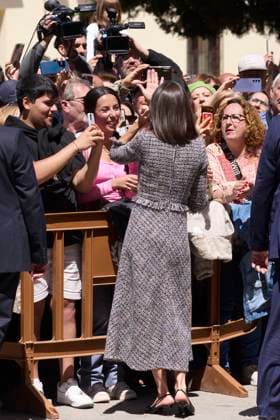 April 23, 2024, Madrid, Madrid, Spain: QUEEN LETIZIA of Spain attends the Miguel De Cervantes Literature award 2023 at the Alcal¡ de Henares University Madrid Spain - ZUMAc260 20240423_zep_c260_034 Copyright: xMikexChicorrox