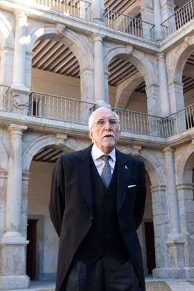 Luis Mateo Diez at the presentation of the Premio Miguel de Cervantes for Literature to Luis Mateo Diez at the Universidad de Alcala Alcala de Henares, 23 04 2024 Foto:xDyDxFotografosx xFuturexImagex cervantes_4401