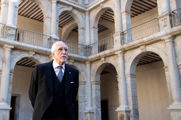 Luis Mateo Diez at the presentation of the Premio Miguel de Cervantes for Literature to Luis Mateo Diez at the Universidad de Alcala Alcala de Henares, 23 04 2024 Foto:xDyDxFotografosx xFuturexImagex cervantes_4402