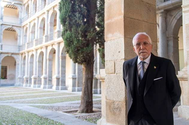 Luis Mateo Diez at the presentation of the Premio Miguel de Cervantes for Literature to Luis Mateo Diez at the Universidad de Alcala Alcala de Henares, 23 04 2024 Foto:xDyDxFotografosx xFuturexImagex cervantes_4408