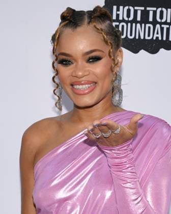 April 24, 2024, Los Angeles, California, USA: Andra Day attends the 16th Annual Music Will Benefit. Los Angeles USA - ZUMAb173 20240424_aap_b173_041 Copyright: xBillyxBennightx