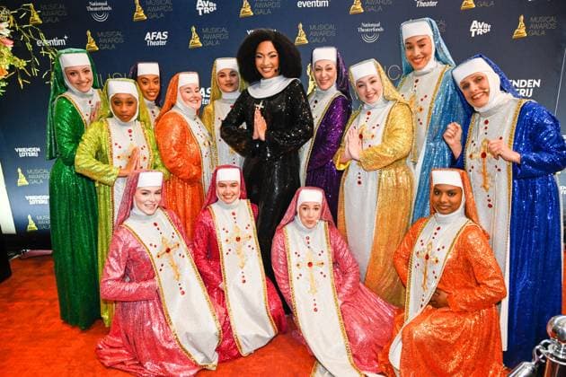 Bilder des Jahres 2024, Entertainment 04 April Entertainment Themen der Woche KW17 Inloop Musical Awards Gala LEUSDEN, NETHERLANDS - APRIL 24: Cast Sister Act, April Darby during Inloop Musical Awards Gala at AFAS Theater on April 24, 2024 in Leusden, Netherlands. (Photo by Daniel Kroll BSR Agency) 66396565.jpg Leusden AFAS Theater Netherlands Content not available for redistribution in The Netherlands directly or indirectly through any third parties. Copyright: xBSRxAgencyx