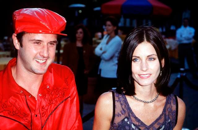 Courteney Cox and David Arquette at the Snake Eyes premiere. 1998. Copyright: xFAMOUS. x 04410982