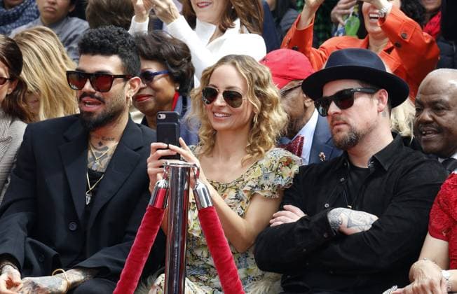 Nicole Richie, Benji Madden and Miles Richie at the Lionel Richie Hand And Footprint Ceremony held at the TCL Chinese Theatre in Hollywood 174119, Nicole Richie, Benji Madden and Miles Richie at the Lionel Richie Hand And Footprint Ceremony held at the TCL Chinese Theatre in Hollywood. Los Angeles, California - Wednesday March 7, 2018.,  Copyright: xLumeimages,xPacificCoastNewsx xAvalonx 0533344333