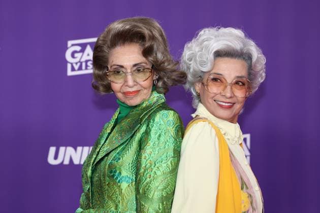 Patricia Mauceri (L) and Olivia Negron pose in the red carpet of the Latin American Music Awards at MGM Grand Garden Arena in Las Vegas, Nevada, USA, 25 April 2024. Latin American Music Awards red carpet !ACHTUNG: NUR REDAKTIONELLE NUTZUNG!  Copyright: xRondaxChurchillx USA4435 20240426-55013424618_1
