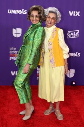 Patricia Mauceri (L) and Olivia Negron pose in the red carpet of the Latin American Music Awards at MGM Grand Garden Arena in Las Vegas, Nevada, USA, 25 April 2024. Latin American Music Awards red carpet !ACHTUNG: NUR REDAKTIONELLE NUTZUNG!  Copyright: xRondaxChurchillx USA4436 20240426-55013424619_1