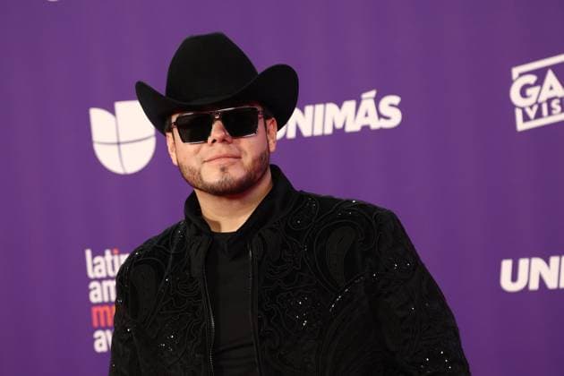 Lenin Ramírez arrives for the 2024 Latin American Music Awards at the Grand Garden Arena at MGM Resort and Casino in Las Vegas, Nevada on Thursday, April 25, 2024.  LAV20240425038 JAMESxATOA