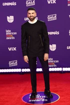 Jomari Goyso arrives for the 2024 Latin American Music Awards at the Grand Garden Arena at MGM Resort and Casino in Las Vegas, Nevada on Thursday, April 25, 2024.  LAV20240425046 JAMESxATOA