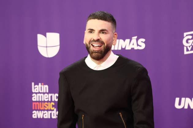 Jomari Goyso arrives for the 2024 Latin American Music Awards at the Grand Garden Arena at MGM Resort and Casino in Las Vegas, Nevada on Thursday, April 25, 2024.  LAV20240425048 JAMESxATOA