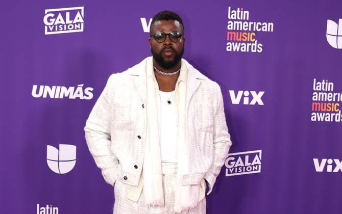 Rwandan tobogganist actor Winston Duke poses on the red carpet at the ninth edition of the Latin American Music Awards held this Thursday at the MGM Grand. Garden Arena in Las Vegas, Nevada, USA, 25 April 2024. Red carpet of the Latin American Music Awards !ACHTUNG: NUR REDAKTIONELLE NUTZUNG!  Copyright: xRondaxChurchillx USA4556 20240426-55013425422_1