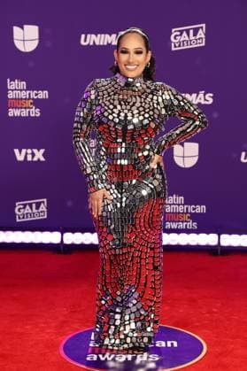 Candy Lover arrives for the 2024 Latin American Music Awards at the Grand Garden Arena at MGM Resort and Casino in Las Vegas, Nevada on Thursday, April 25, 2024.  LAV20240425080 JAMESxATOA