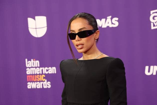 Anitta arrives for the 2024 Latin American Music Awards at the Grand Garden Arena at MGM Resort and Casino in Las Vegas, Nevada on Thursday, April 25, 2024.  LAV20240425085 JAMESxATOA