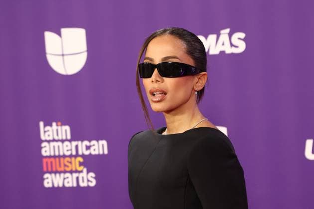 Anitta arrives for the 2024 Latin American Music Awards at the Grand Garden Arena at MGM Resort and Casino in Las Vegas, Nevada on Thursday, April 25, 2024.  LAV20240425088 JAMESxATOA