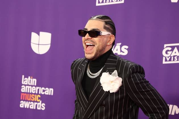 Ryan Castro arrives for the 2024 Latin American Music Awards at the Grand Garden Arena at MGM Resort and Casino in Las Vegas, Nevada on Thursday, April 25, 2024.  LAV20240425118 JAMESxATOA