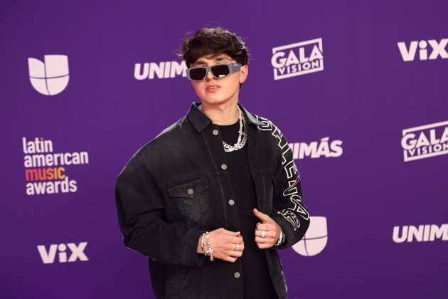 Gabito Ballesteros arrives for the 2024 Latin American Music Awards at the Grand Garden Arena at MGM Resort and Casino in Las Vegas, Nevada on Thursday, April 25, 2024.  LAV20240425131 JAMESxATOA