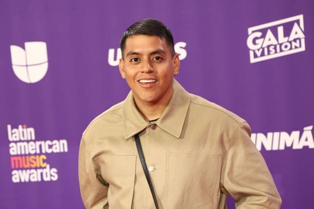 El Mindo arrives for the 2024 Latin American Music Awards at the Grand Garden Arena at MGM Resort and Casino in Las Vegas, Nevada on Thursday, April 25, 2024.  LAV20240425083 JAMESxATOA