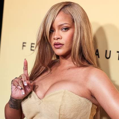 Rihanna x Fenty Beauty Launch - LA Barbadian singer, businesswoman, actress, model and songwriter Rihanna (Robyn Rihanna Fenty) arrives at the Rihanna x Fenty Beauty New Product Launch For Fenty Beauty Soft Lit Naturally Luminous Longwear Foundation held at 7th Street Studios in Los Angeles, California, USA on April 26, 2024. Photo by Xavier Collin Image Press Agency ABACAPRESS.COM Los Angeles California United States  Copyright: xCollinxXavier ImagexPressxAgencyxABACAx